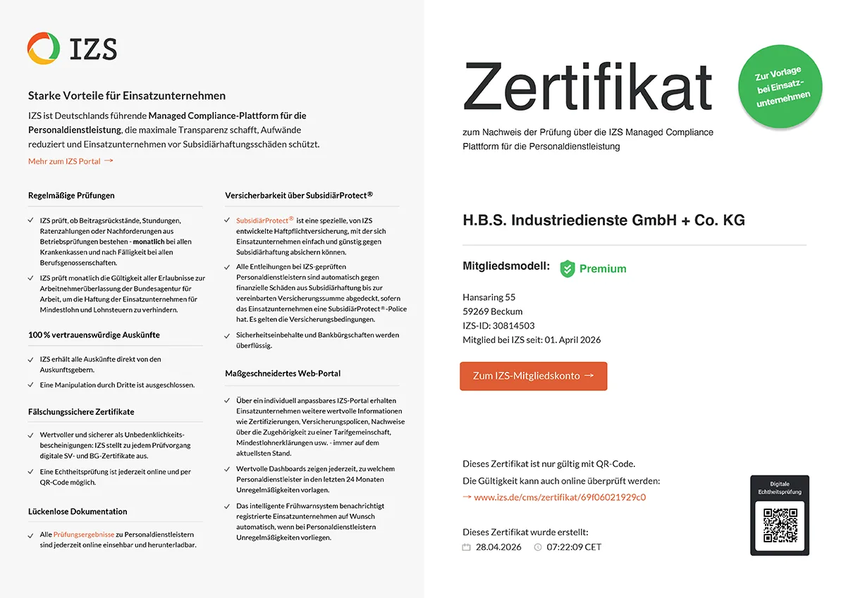IZS Mitgliedschaft Information PDF